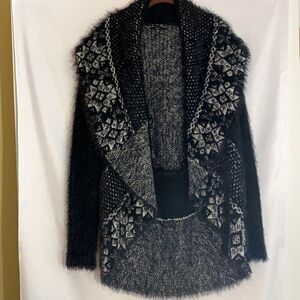 Milano open front cardigan Sz S/M but fits me L/XL